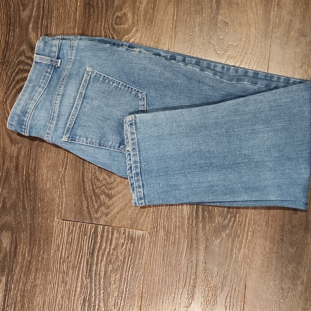 ❤️ TALBOTS HIGH RISE STRAIGHT CROP EMBROIDERED JEANS, 10 (30) - Picture 7 of 7